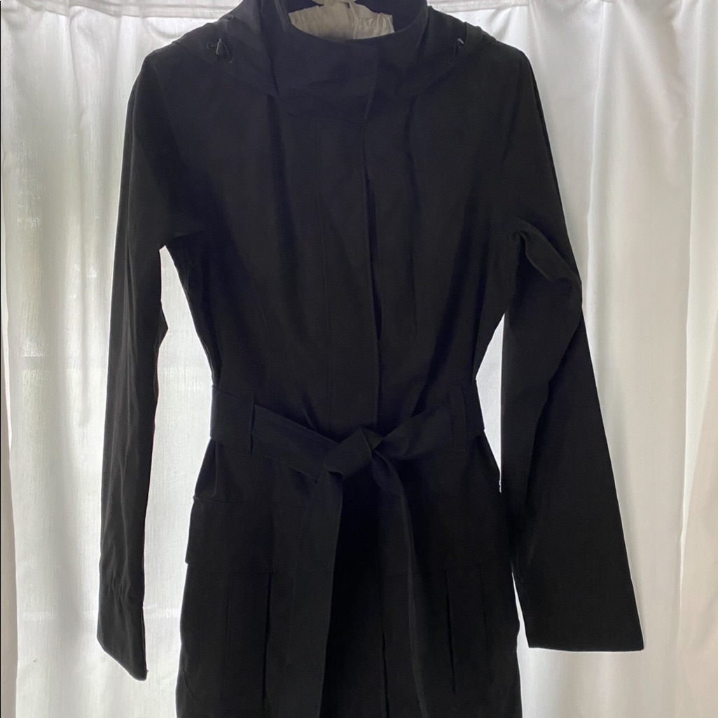 Nwot North Face Black Trench Coat